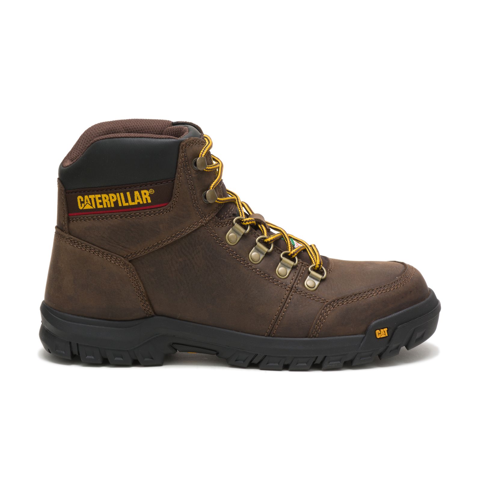 Caterpillar Outline Steel Toe Csa Philippines - Mens Work Boots - Brown 09281VSFQ